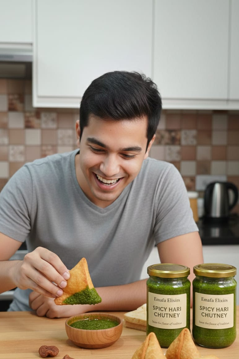 Spicy Hari Chutney